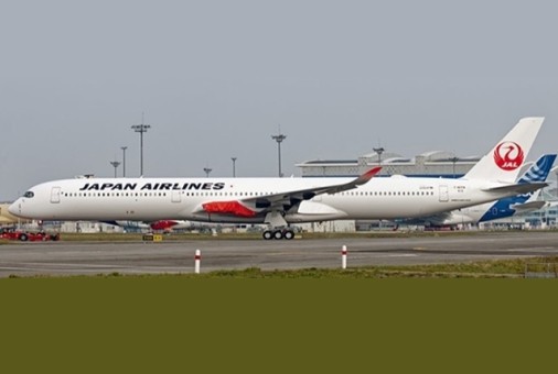 Flaps Down Japan Airlines Airbus A350-1000 JA01WJ Die-Cast JC Wings SA2JAL041A Scale 1:200