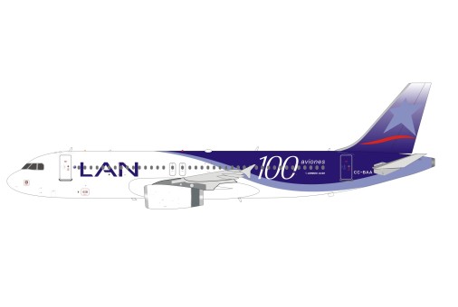 LAN Airlines Airbus A320-233 CC-BAA "100 Aviones" With Stand InFlight IF320LA0522 Scale 1:200