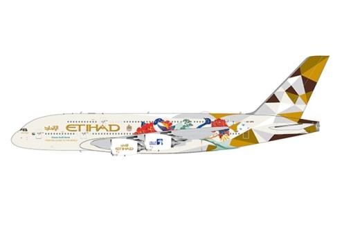 Etihad Airways Airbus A380 A6-APD "Choose South Korea" A6-APD JC Wings JC4ETD278 scale 1:400
