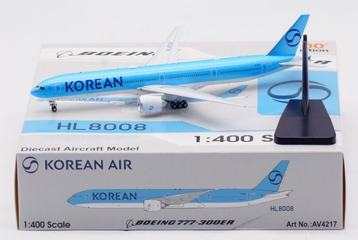 Korean Air Boeing 777-3B5ER Reg: HL8008 AV4217 Aviation Models 1:400