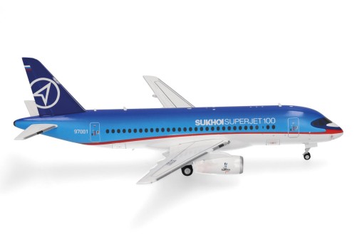 House Sukhoi Civil Aircraft Superjet 100 SSJ100 97001 Herpa 572880 Scale 1:200