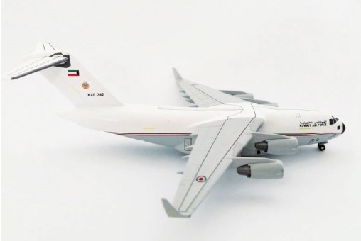 Kuwait Air Force Boeing C-17A Globemaster III 41st Transport Squad abdullah Al-Mubarak AB KAF-342 Herpa 535915 scale 1:500