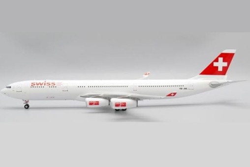 Swiss Airbus A340-300 HB-JML With Stand JC Wings JC2SWR0213 Scale 1:200