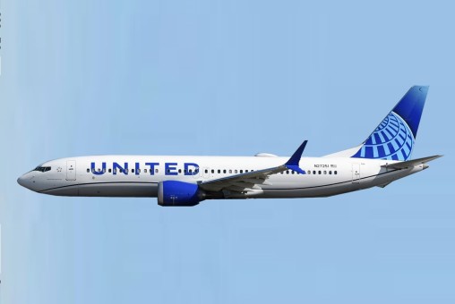 United Boeing 737max8 N27251 AeroClassics AC411022 scale 1:400 ezToys ...