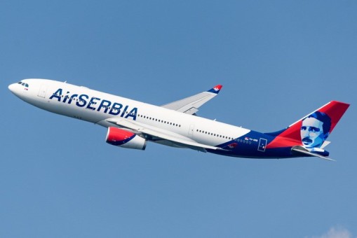 Air Serbia Airbus A330-200 YU-ARB Die-Cast Phoenix 11893 Scale 1:400