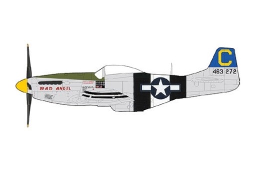 P-51D Mustang Lt. Louis E. Curdes 4th FS 3rd ACG Laoag 1945 Hobby Master HA7747 Scale 1:48
