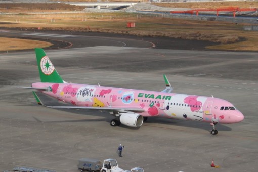 Eva Air Airbus A321 (Pinky Jet) Reg: B-16217 PH404635 Phoenix Models 1:400