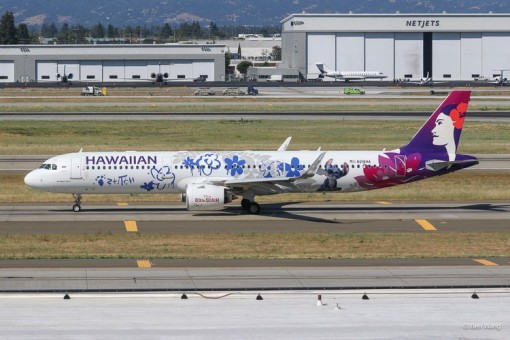 Hawaiian Airlines Airbus A321neo Lilo & Stitch Livery Reg: N216HA PH404658 Phoenix Models 1:400