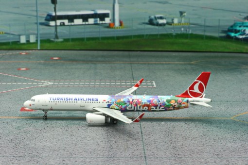 Turkish Airlines A321 Sharklets Registration TC-JSL Phoenix Die-Cast 11264 Scale 1:400