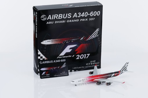 Etihad Airways Airbus A340-642 Abu Dhabi GP 2017 Reg: A6-EHJ HXHY346098 HX Models 1:400