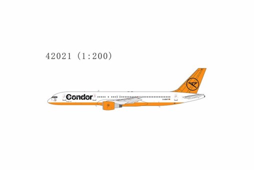 Condor 757-200 old cs with stand D-ABNT 42021  NG Models Scale 1:200