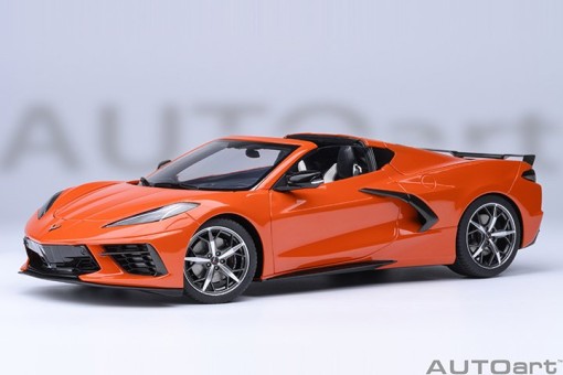 CHEVROLET CORVETTE C8 STINGRAY Z51 (SEBRING ORANGE) 71283 AUTOart scale 1:18