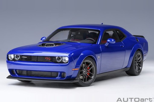 Dodge Challenger R/T Scat Pack Widebody 2022, Indigo Blue AUTOart 71772 scale 1:18