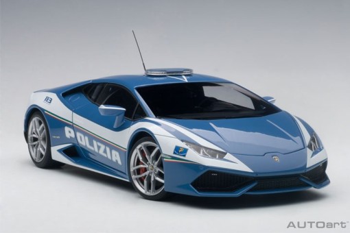 Lamborghini Huracan LP610 Police Car AU74609 AUTOart 1:18