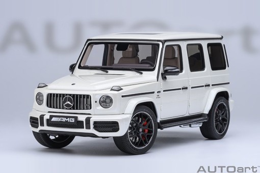 Mercedes-AMG G63 2019 Designo Brilliant White Metallic AU76356 AUTOart 1:18