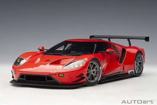 Ford GT Le Mans Plain Color Version Ruby Red AU81811 AUTOart 1:18