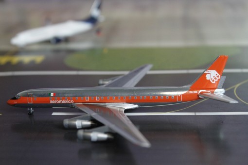 AeroMexico Douglas DC-8-50 Polished with Fan Jet engines XA-SIB