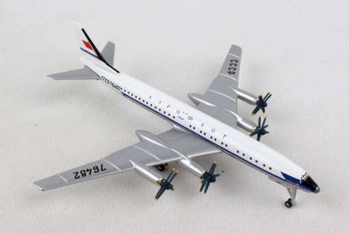 Aeroflot Tupolev TU-114 CCCP-76482 50's-60's livery Аэрофлот Herpa 523073-001 scale 1:500