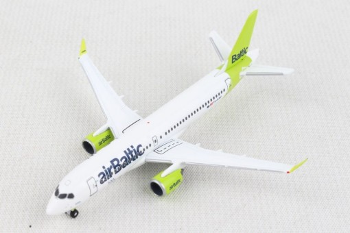 Air Baltic Airbus A220-300 YL-AAU "100th A220" Herpa 535328 scale 1:500