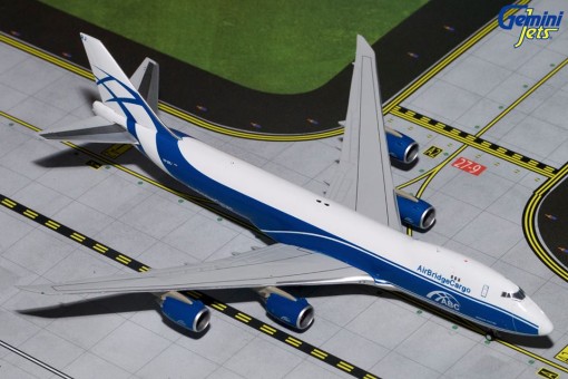 Air Bridge Cargo Boeing 747-8i VQ-BRI Gemini Jets GJABW1554 Die Cast Scale 1:400