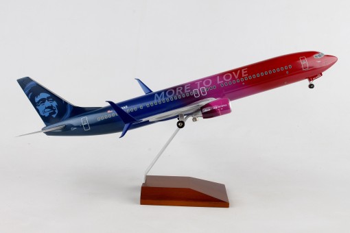 Alaska Boeing 737-900 To Love N493AS stand & Gears Skymarks SKR8269 1:100
