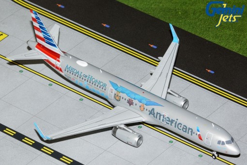 American Airbus A321 "Medal of Honor" N167AN Gemini G2AAL1156 Scale 1:200
