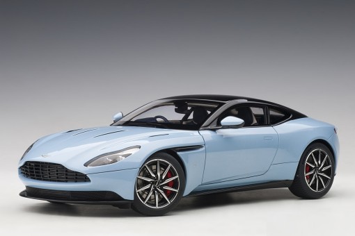Blue Aston Martin DB11 Morning Frosted Glass AUTOart 70268 scale 118