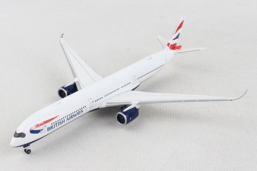 British Airways Airbus A350-1000 G-XWBB Herpa Wings 1:500 