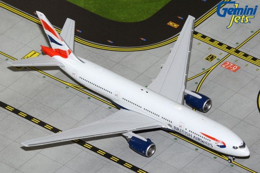 British Airways Boeing 777-200ER G-YMMS Gemini Jets GJBAW2117 Scale 1:400
