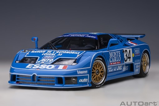 Bugatti EB110 Le Mans 1994 #34 (Blue) AUTOart 89417 die-cast scale 1:18