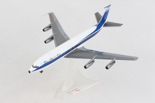 El Al Boeing 707-400 4X-ATA "Shehecheyanu" Herpa Wings 571432 scale 1:200
