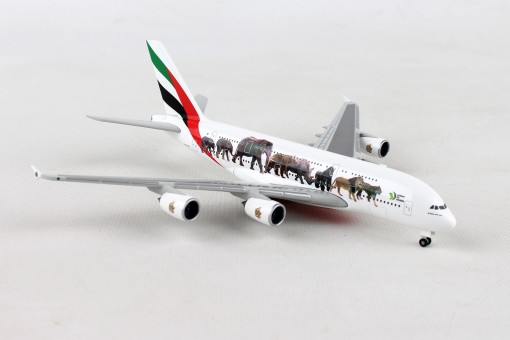 Emirates Airbus A380 United for Wildlife A6-EEI Herpa 531764 scale 1:500 