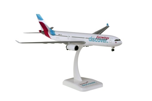Eurowings Airbus A330-300 D-AFYQ "Discover" with gears & stand Hogan HGEWD001 scale 1:200