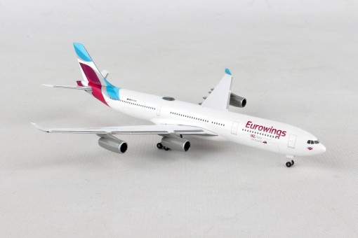Eurowingsa Airbus A340-300 OO-SCW Herpa 531566 scale 1-500