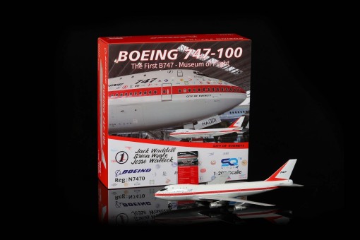 Boeing Company Boeing B747-100 Museum Livery Reg: N7470 L2064 SQ Wings 1:200