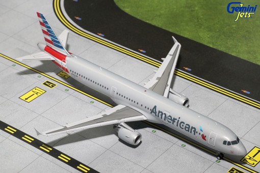 American Airlines Airbus A321 Reg# N162UW Gemini 200 G2AAL555 Scale 1:200