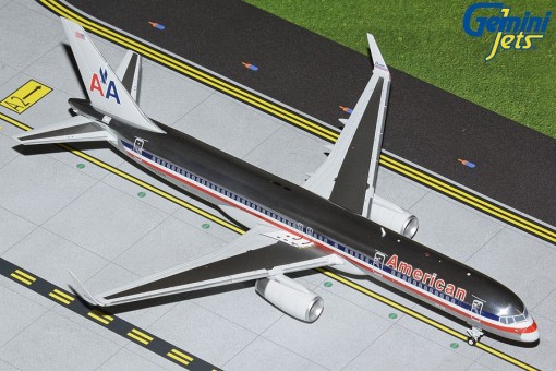 American Airlines Boeing 757-200W N657AM Polished Silverbird
