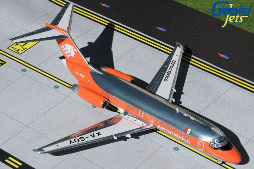 Aeromexico DC-9-15 80's livery orange-polished XA-SOY Gemini 200 G2AMX278 scale 1:200