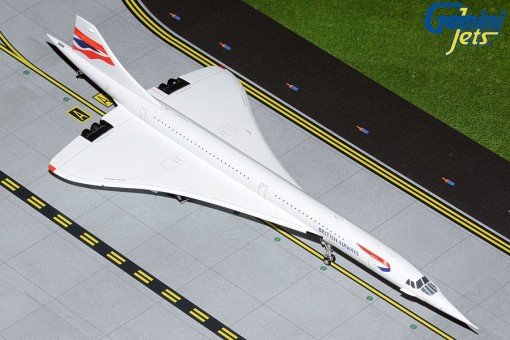 British Airways Concorde Final Union Flag Livery G-BOAA Gemini G2BAW1069 scale 1:200