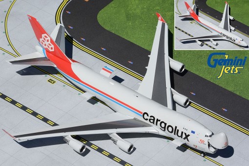 Cargolux B747-400ERF LX-LXL doors open (Interactive Series)Gemini200 G2CLX933 scale 1:200
