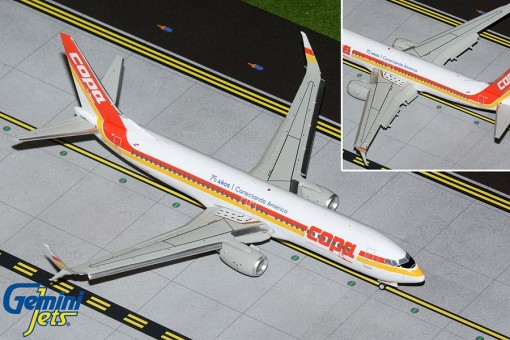 Flaps Down Copa Airlines Boeing 737-800 HP-1841CMP 75th Anniversary Retro Gemini Jets G2CMP1211F Scale 1:200