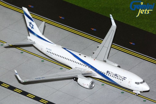 El Al Israel Airlines Boeing B737-800W Reg: 4X-EKK G2ELY1360 Gemini Jets 1:200