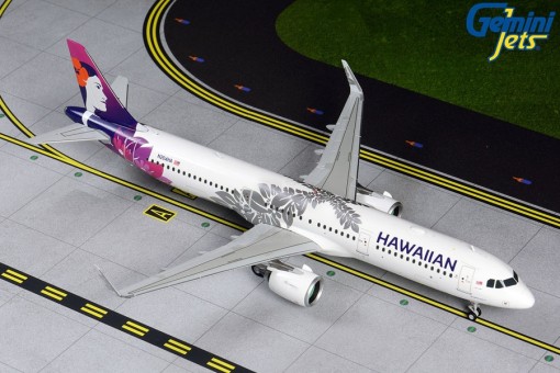 Hawaiian Airbus A321neo N204HA new livery Gemini G2HAL809 Scale 1:200