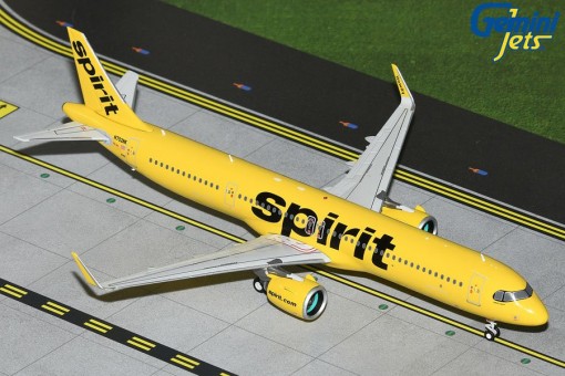 Spirit Airlines A321neo N702NK G2NKS1254 GeminiJets 200 Scale 1:200