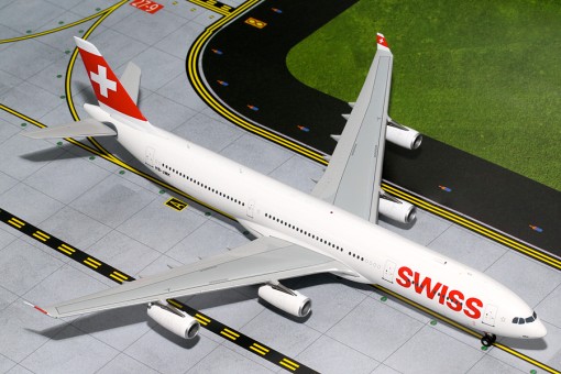 Swiss Airbus A340-300 Reg# HB-JMK Gemini Jets G2SWR382 Scale 1:200