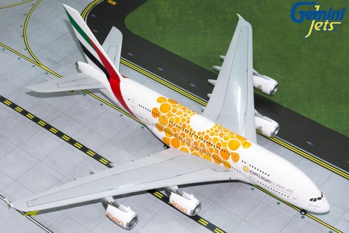 Orange Emirates Airbus A380-800 A6-EOU Expo 2020 Gemini G2UAE758 scale 1:200