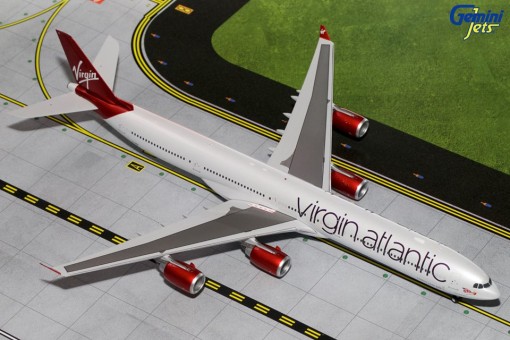 New Mould! Virgin Atlantic Airbus A340-600 Reg# G-VEIL Gemini G2VIR588 1:200