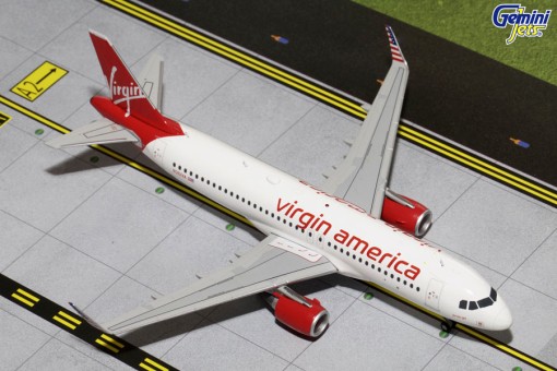 Virgin America Airbus A320 Sharklets Reg# N361VA Gemini Jets G2VRD482 Scale 1:200