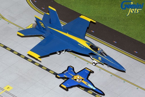 U.S. Navy F/A-18E Super Hornet 165664 Blue Angels Gemini Aces GAUSM10003 Scale 1:72