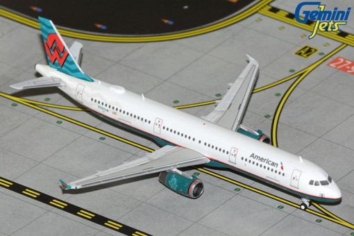 American Airlines Airbus A321-200 America West Heritage Livery Reg: N580UW GJAAL2262 Gemini Jets 1:400